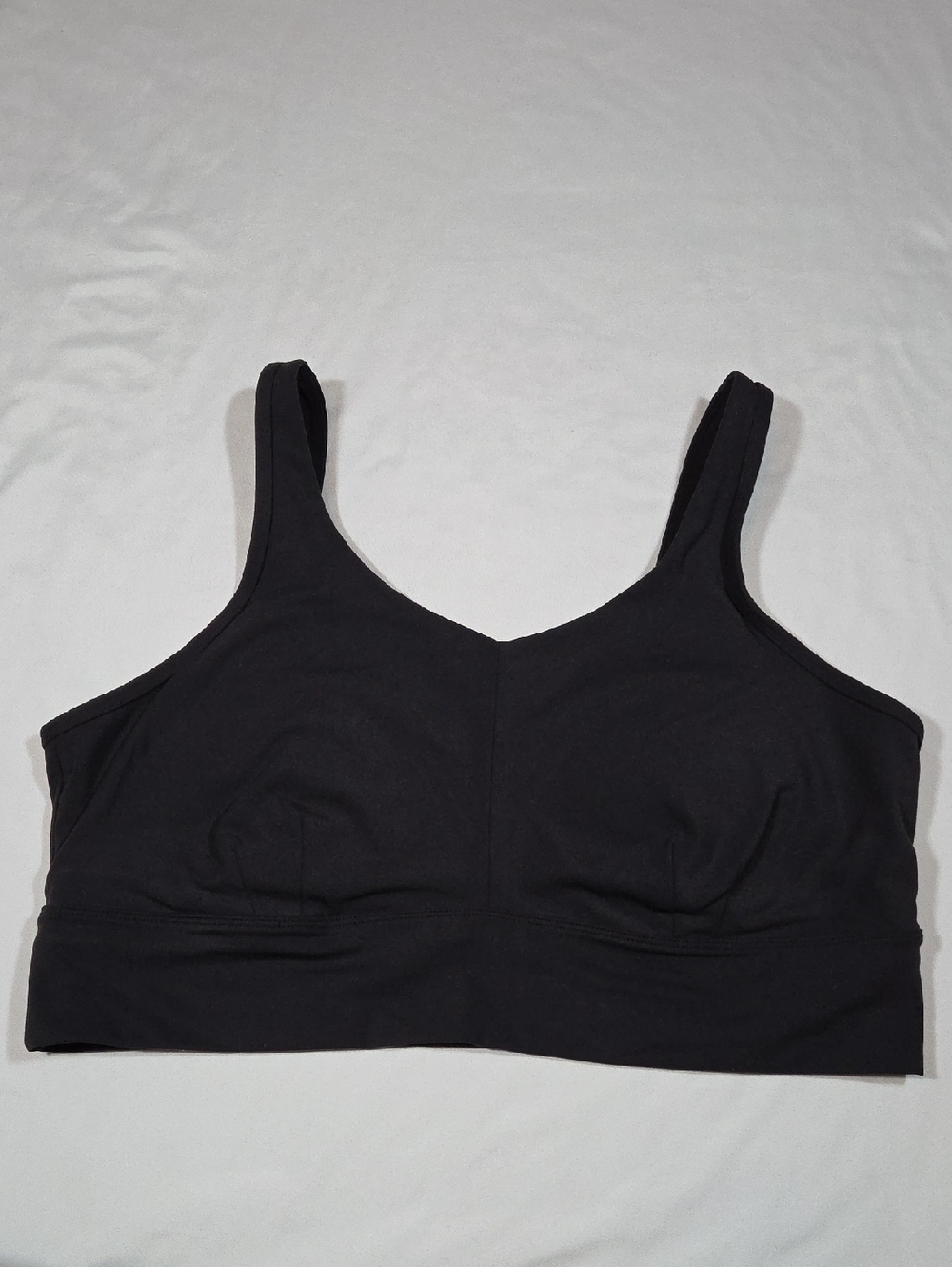 Duluth Trading Armachillo Cooling Longline Bra Womens XL Black Activewear